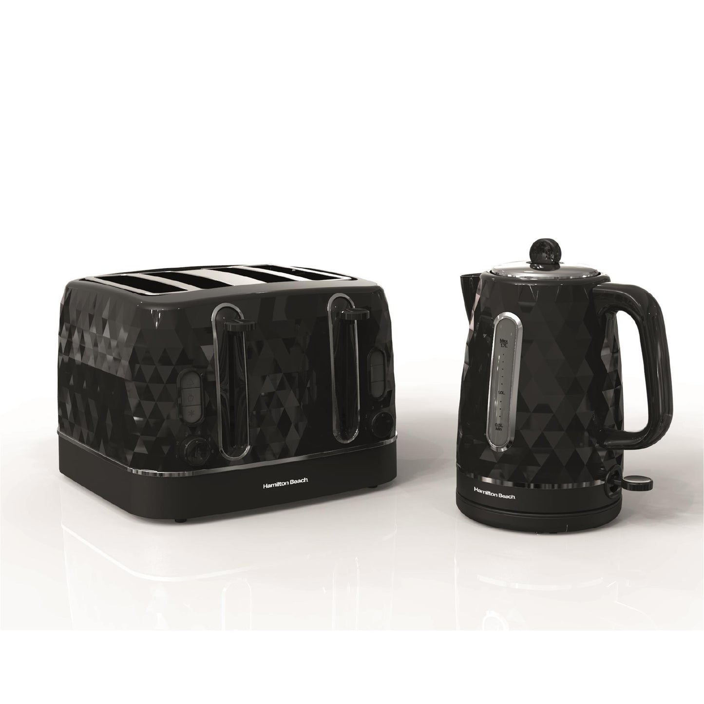 Hamilton Beach Diamond 1.7L Kettle Black
