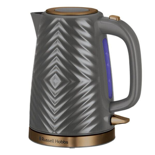 Russell Hobbs 1.7 Litre Groove Kettle Grey