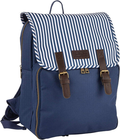 Navigate Three Rivers Navy & White 4 Person Backpack