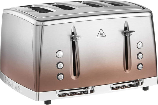 Russell Hobbs Eclipse Copper Sunset 4 Slice Toaster