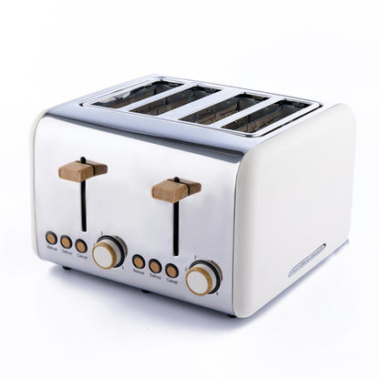 Hamilton Beach Scandi Kettle & Toaster Set - Cream