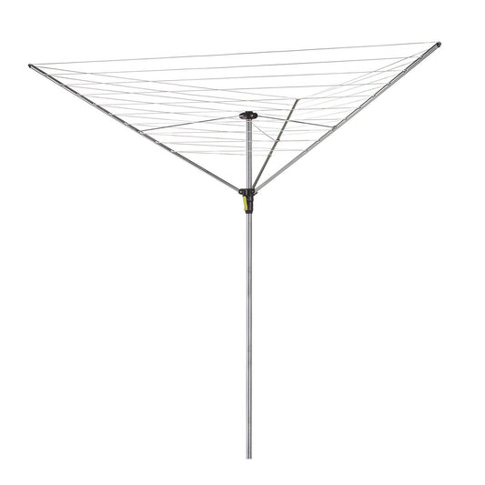 Minky QQ83591100 Easy Breeze 3 arm Rotary Airer, Steel, 35 m, Silver