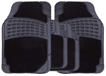 Streetwize Black Stellar Combination Car Mat Set