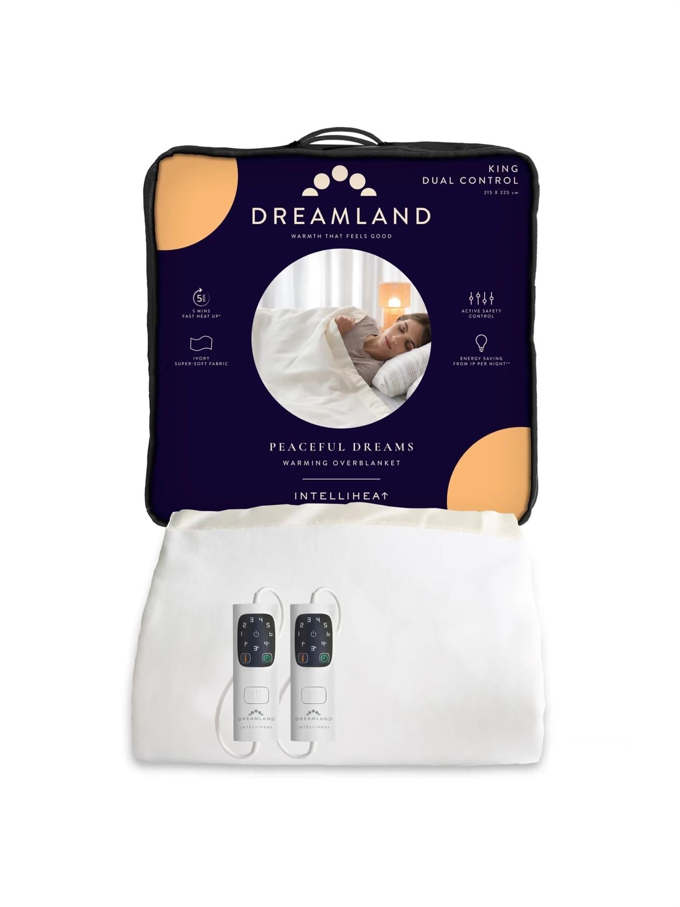 Dreamland Warming Overblanket - King Dual Control