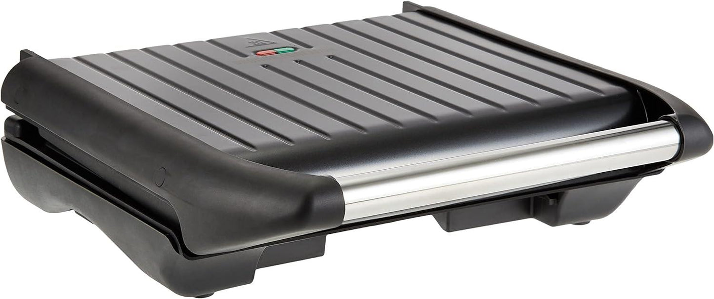 George Foreman Large Grey Steel Grill