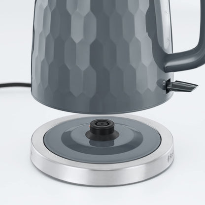 Russell Hobbs Honeycomb 1.7L Grey Kettle