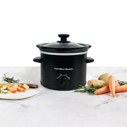 Hamilton Beach 'The Mighty Mini' 1.8L Black Slow Cooker