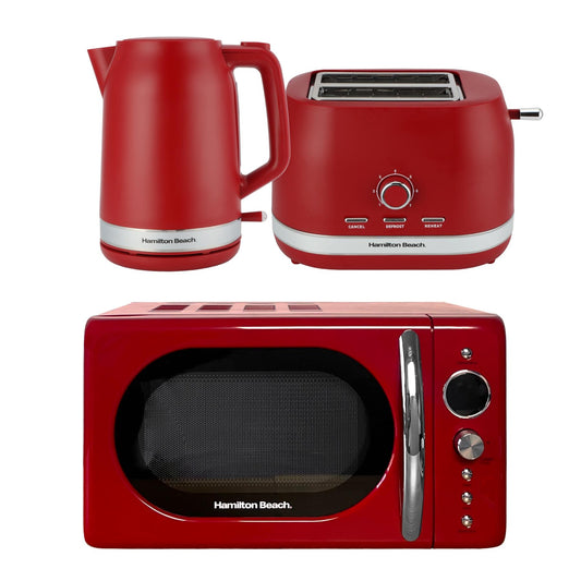 Hamilton Beach Ella Red Kitchen Set