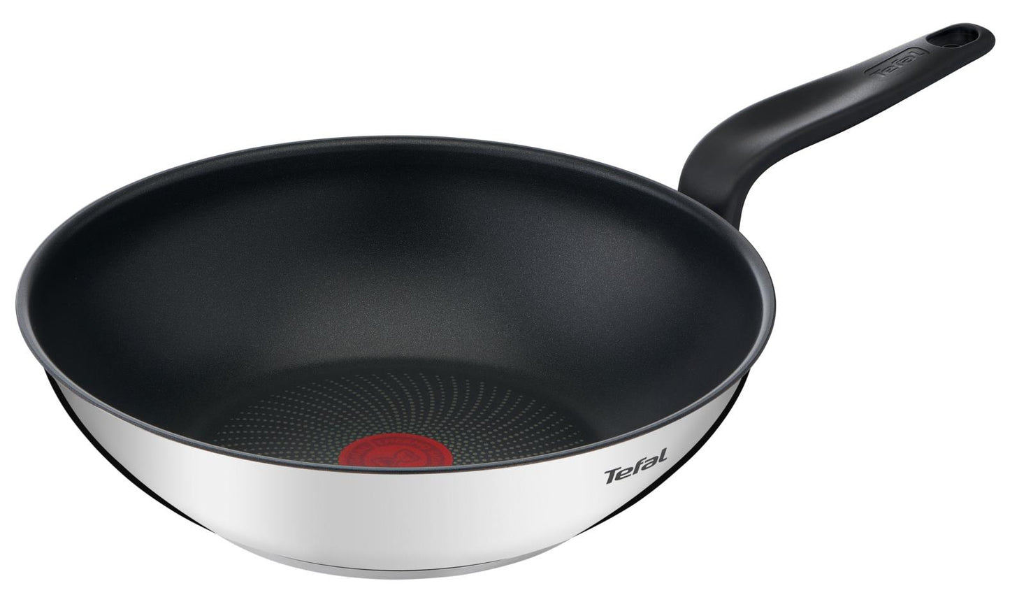 Tefal Primary 28cm Stainless Steel Wok Pan