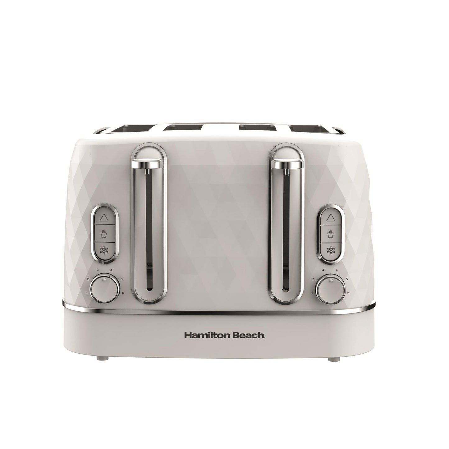 Hamilton Beach Diamond Kettle & Toaster Set White