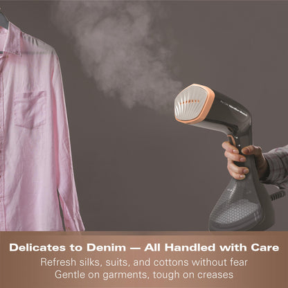 Hamilton Beach ProCare Handheld Garment Steamer - Black & Bronze