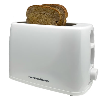 Hamilton Beach Essential 2 Slice Plastic Toaster White