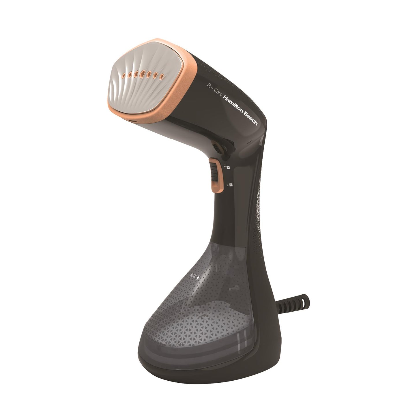 Hamilton Beach ProCare Handheld Garment Steamer - Black & Bronze