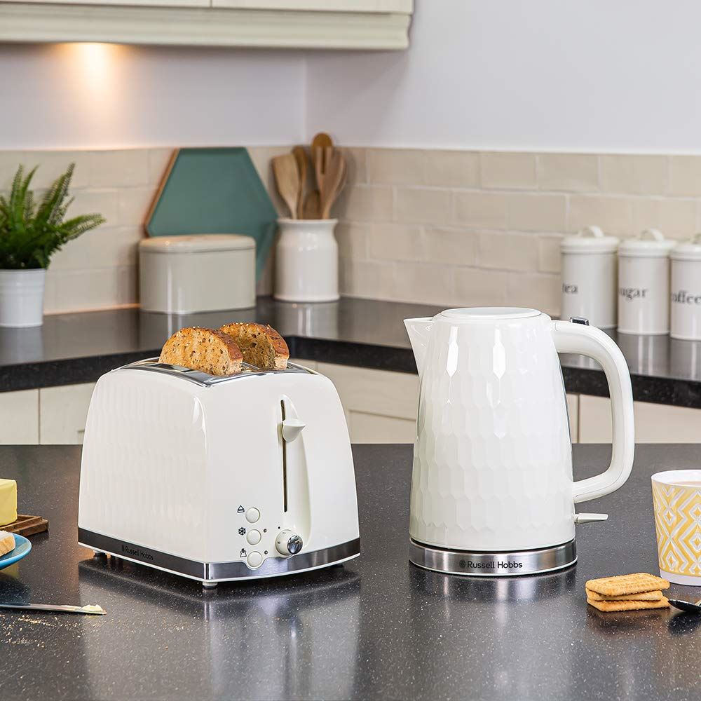 Russell Hobbs Contemporary Honeycomb Design 2 Slice Toaster