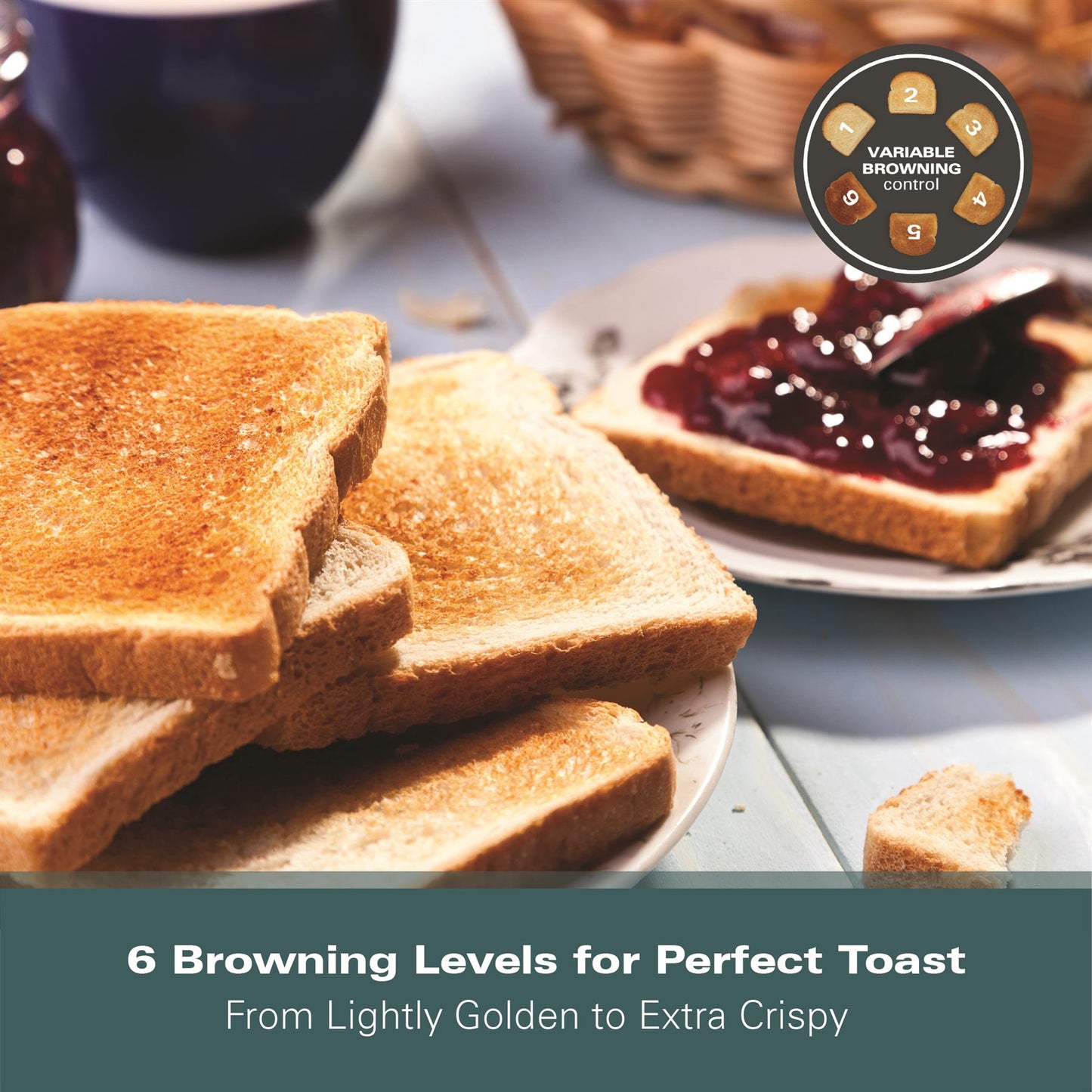 Hamilton Beach Essentials 4 Slice Toaster Black