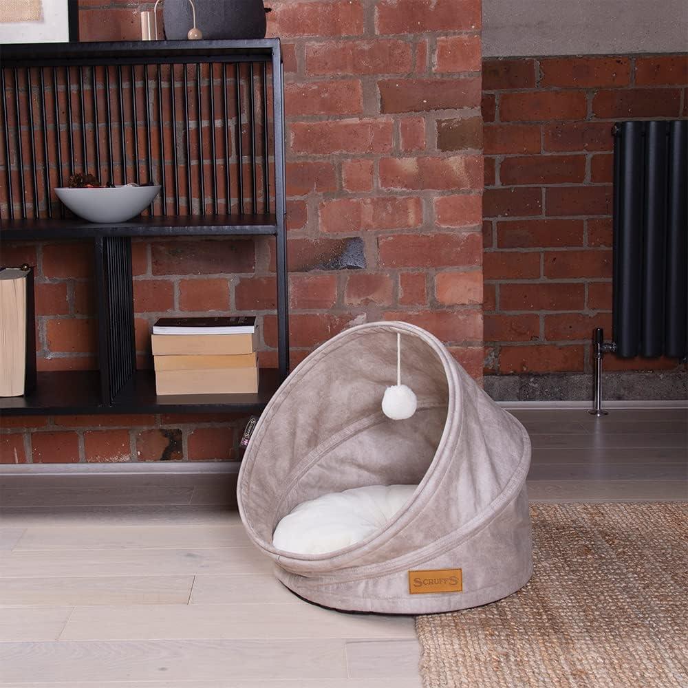 Scruffs Cream Kensington Cat Bed