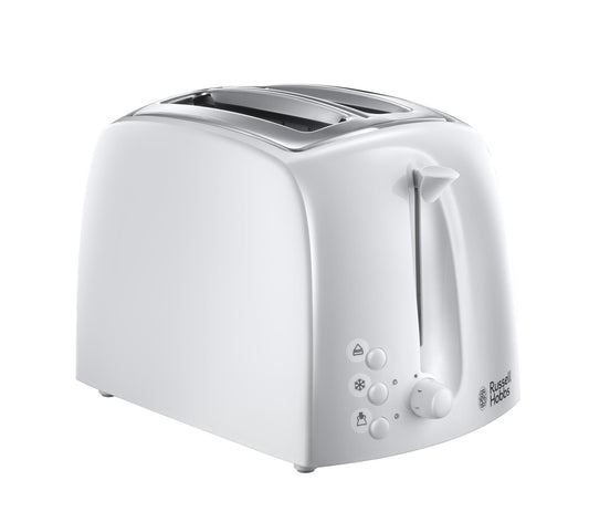 Russell Hobbs Textures White 2 Slice Toaster