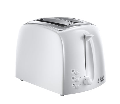 Russell Hobbs Textures White 2 Slice Toaster